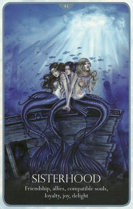 Карты таро оракул русалок oracle of the mermaids blue angel