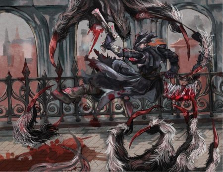 Церковное чудовище bloodborne