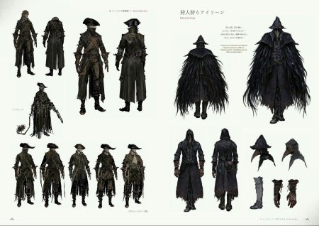 Bloodborne охотник арт концепт