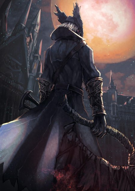 Bloodborne охотник арт