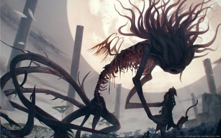 Присутствие луны bloodborne арт