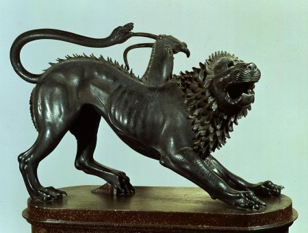 Химера этрусская скульптура