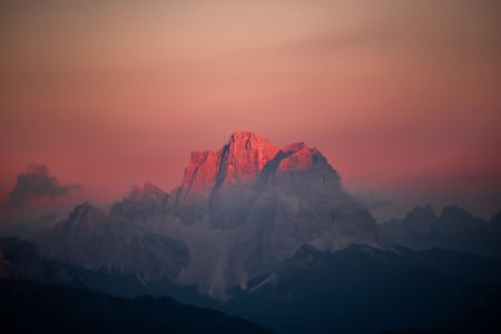 Горы закат