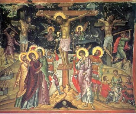 Икона распятие иисуса христа