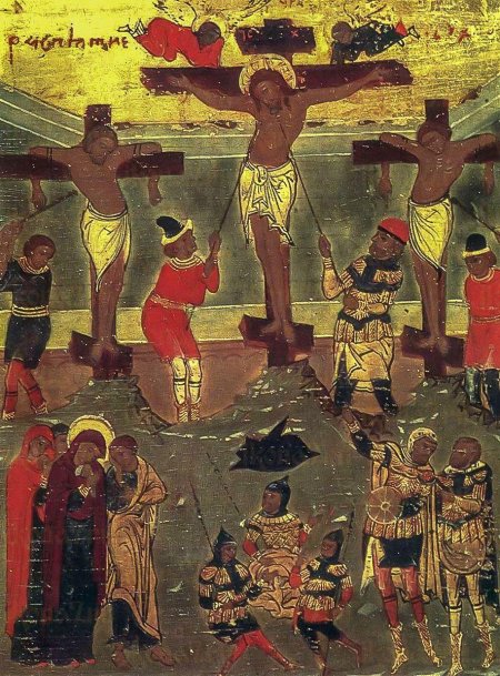 Икона распятие иисуса христа