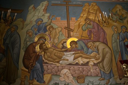 Икона погребение иисуса христа