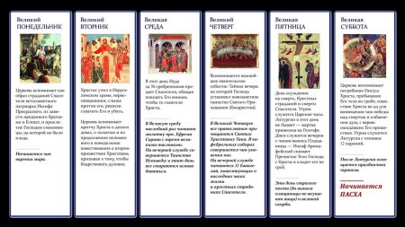«великий пост. седмица великого поста»