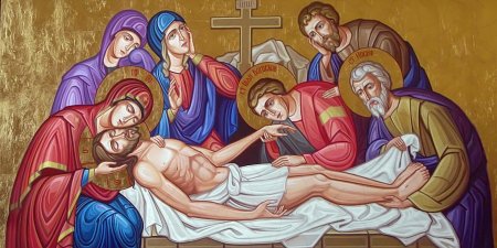 Икона плащаница иисуса христа