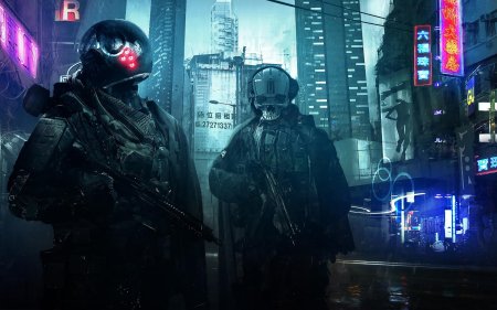 Cyberpunk 2077 солдаты