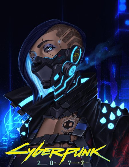 Cyberpunk 2077 маска