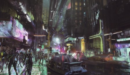 Cyberpunk 2077 город ссср