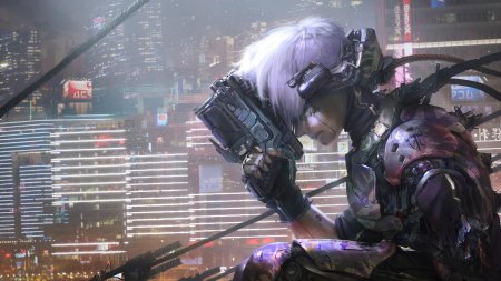 Cyberpunk 2077 кибер самурай