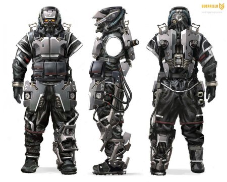 Killzone helghast концепт арт