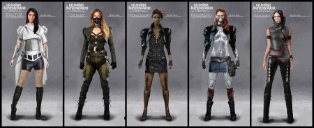 Cyberpunk концепт одежда женская