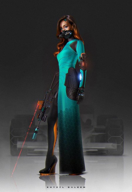 Cyberpunk 2077 одежда концепт