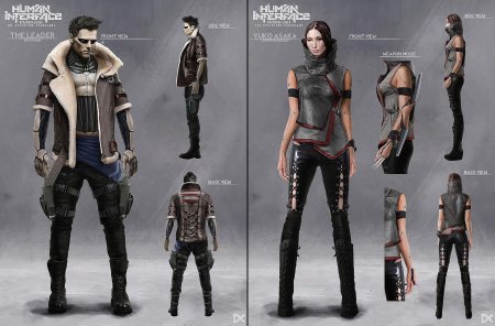 Концепт арт одежда будущего cyberpunk