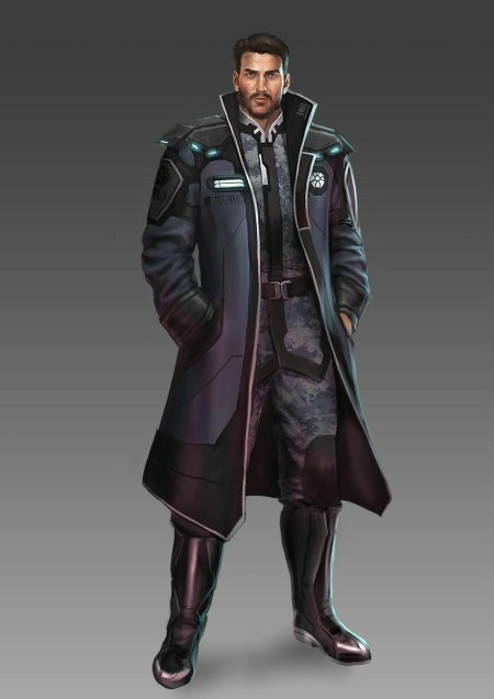 Cyberpunk одежда концепт art