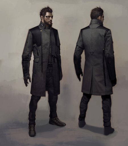 Пальто адама дженсена из deus ex mankind divided