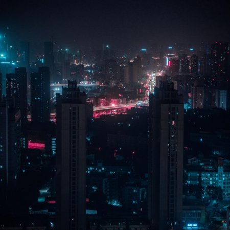 Cyberpunk city wallpaper 4k