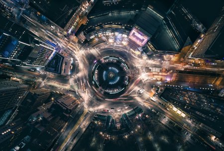 Города вид сверху