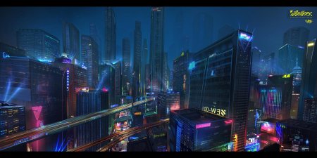 Город найт сити cyberpunk 2077