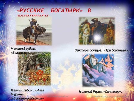 Русские богатыри имена