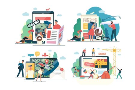 Современная векторная иллюстрация