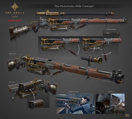 The order 1886 оружие винтовки