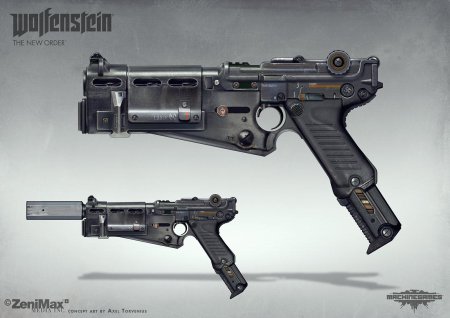 Пистолет-пулемёт wolfenstein the new order