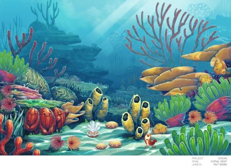 Рисунки морского дна