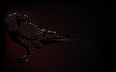 Арт ворон