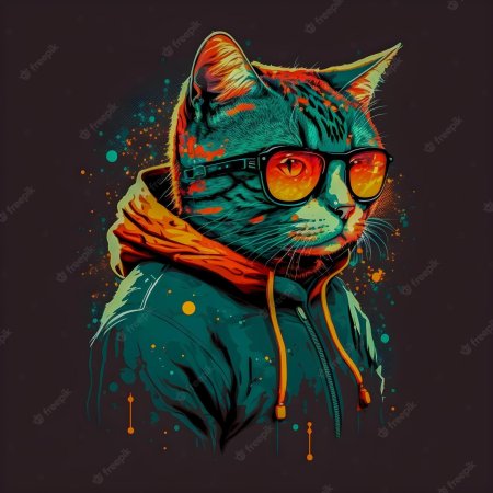 Арт кошка