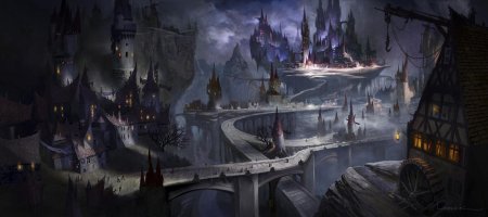 Арт дарк фэнтези королевство
