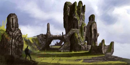 Руины башни elder scrolls
