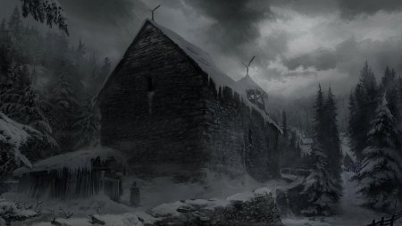 Деревня арт дарк фэнтези