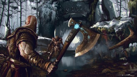 God of war 2018 топор левиафан