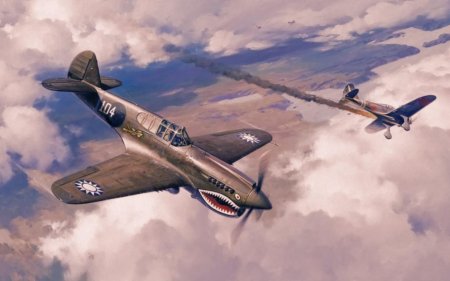 Самолёт p-40e warhawk