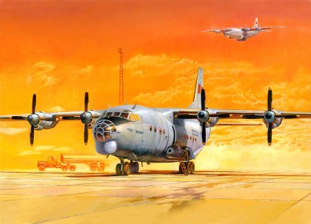 Ан 12 военно транспортный самолёт