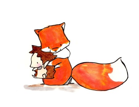 Рисунок лисенка
