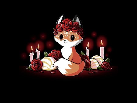 Новогодняя лиса