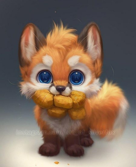 Art of silverfox лисята