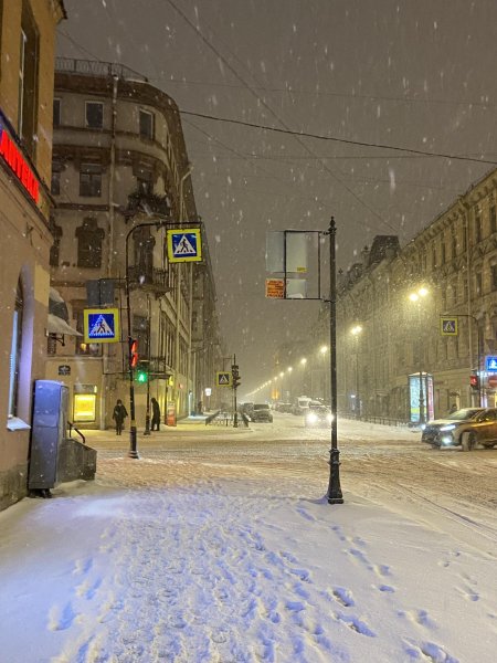 Невский зимой санкт-петербург