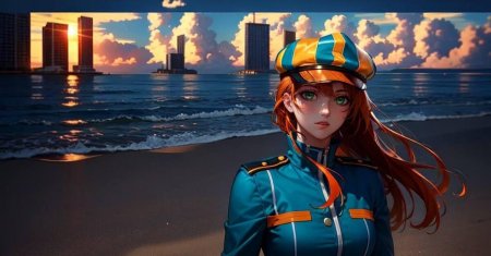 Аниме девушка нейросеть