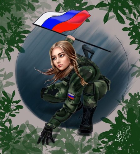Арт русский солдат