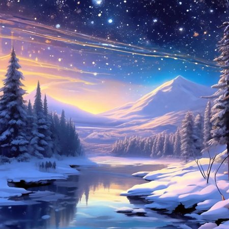 Сказочные зимние пейзажи
