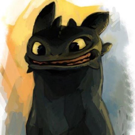 Ночная фурия беззубик улыбается
