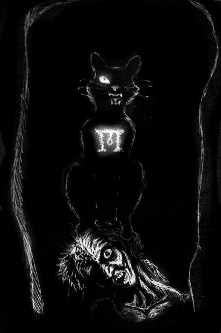 По эдгар аллан "черный кот."