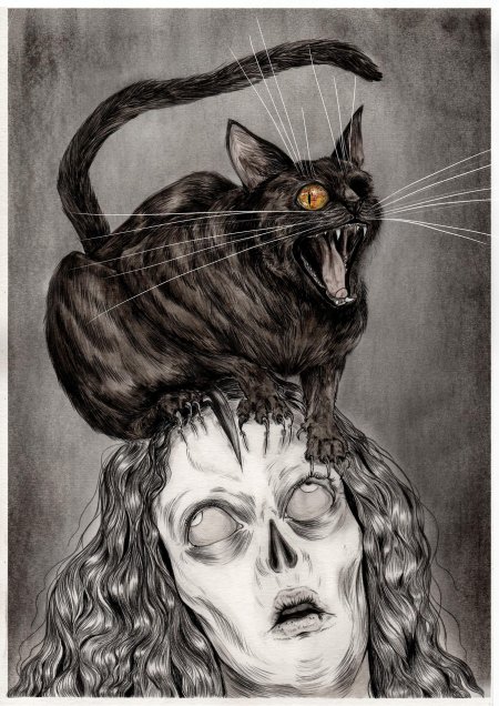 По эдгар аллан "черный кот."