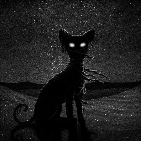 Черный кот страшный