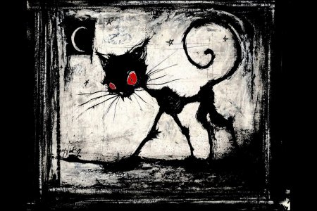 Кот тим бертон